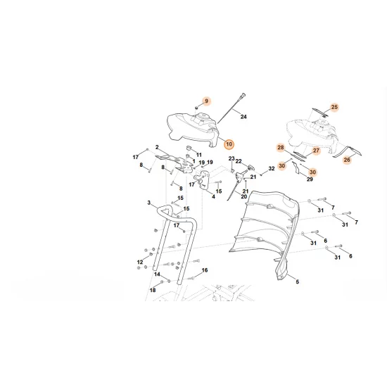 Stihl   tablica rozdzielcza kompl. 6170 780 4010